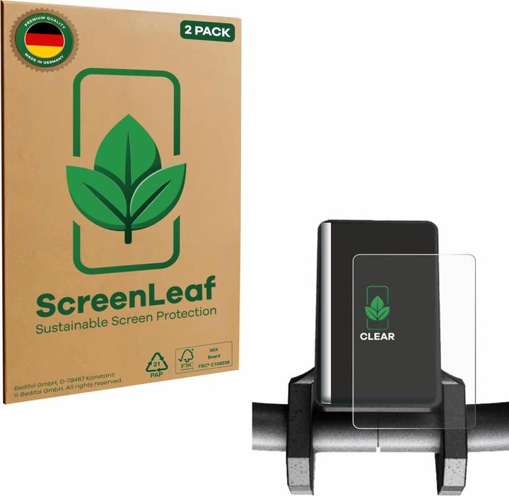 Actual product image ScreenLeaf Screen Protector sustainable Screen Protection, clear, anti-scratch