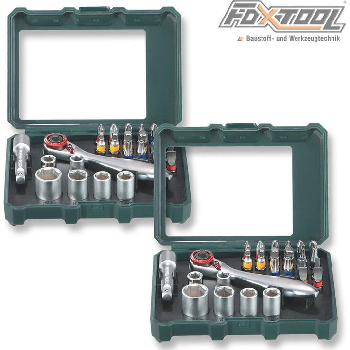 Image du produit Metabo BitBox et jeu à cliquet (Croix Phillips PH, Croix Pozidriv PZ, Fente à visser, Hexagonale (hexagonal), Six pans creux TX)