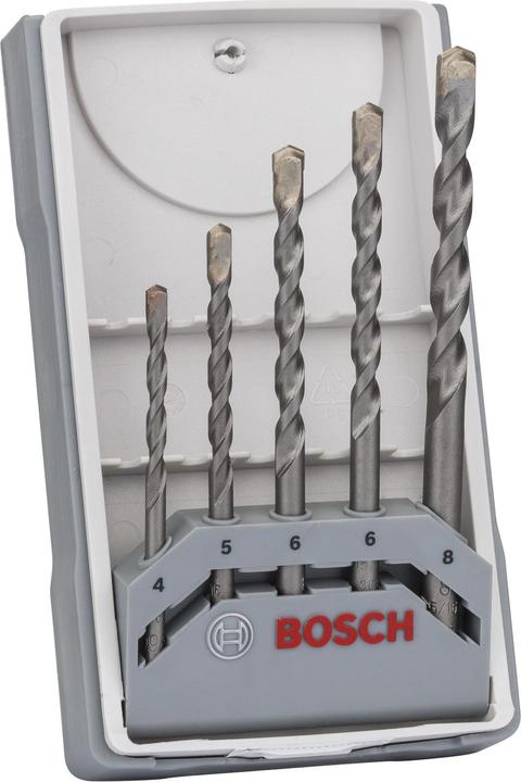 Produktbild Bosch Professional Zubehör 5-tlg. CYL-3 Betonbohrer-Set, 4–8 mm (4 mm, 5 mm, 6 mm, 8 mm)
