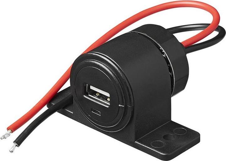 Actual product image ProPlus USB surface mounted socket in blister