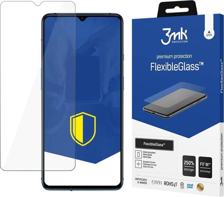 Actual product image 3MK FlexibleGlass iPhone 16 Szkło Hybrydowe (1 Piece, Apple iPhone 16)