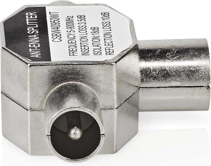 Produktbild Nedis Koaxial-Adapter 2X IEC (C oaxial) Stecker - IEC (Coax (Stecker und Verbinder)