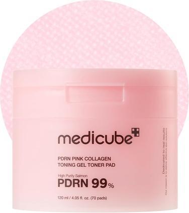 Image du produit Medicube Lachs-DNA PDRN rosa Kollagen-Gel-Toner-Pads (120 ml)