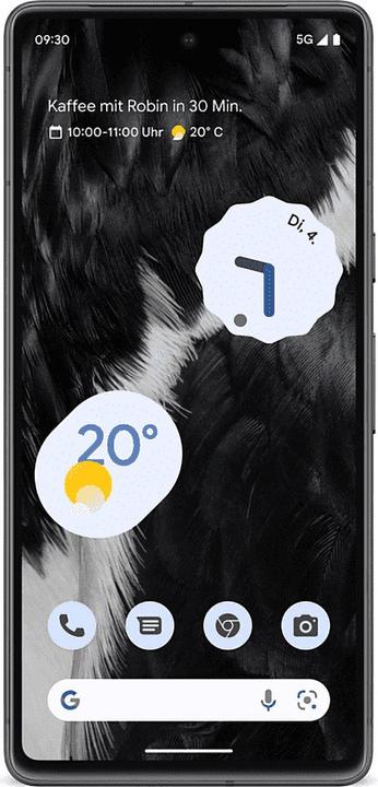 Produktbild Google Pixel 7 (256 GB, Obsidian, 6.30", SIM + eSIM, 50 Mpx, 5G)