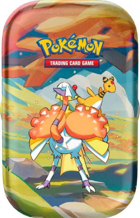 Actual product image Pokémon TCG - Vibrant Paldea Mini Tin (Espathra / Goomy / Leafeon / Oricorio / Pachirisu) assorted (English, Tin)