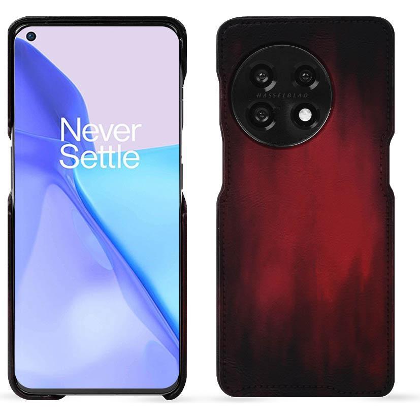 Noreve Lederschutzhülle (OnePlus 11), Smartphone Hülle, Rot
