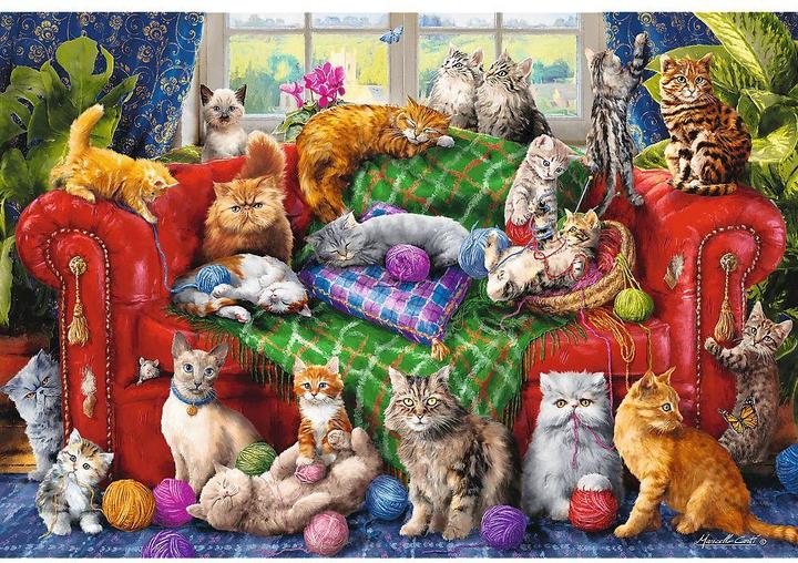 Actual product image Trefl Kitten on the sofa (1500 pieces)