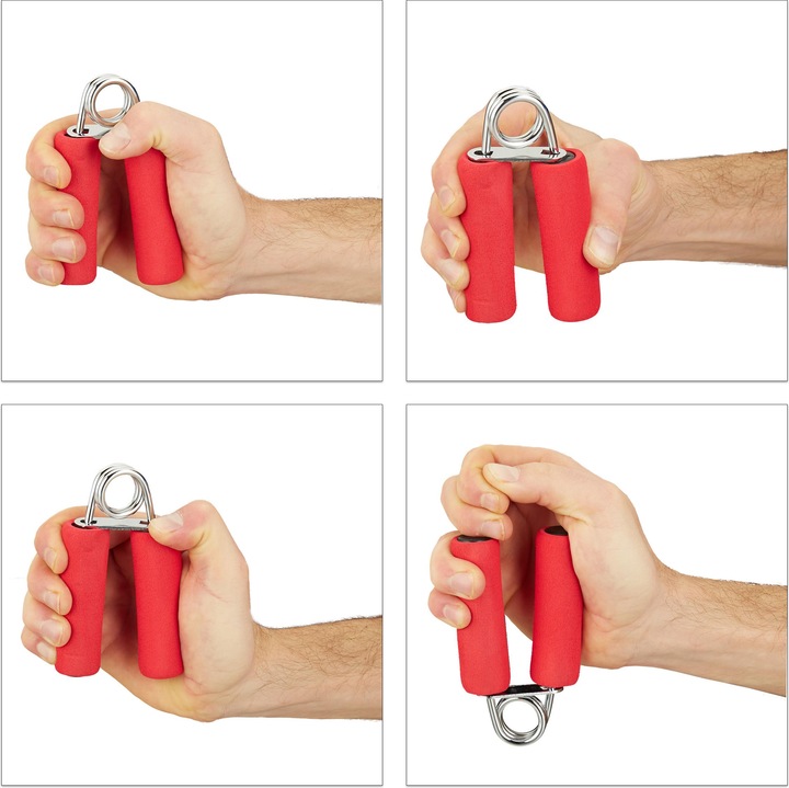 Actual product image Relaxdays Hand Trainer Set Of 2, Foam Grips