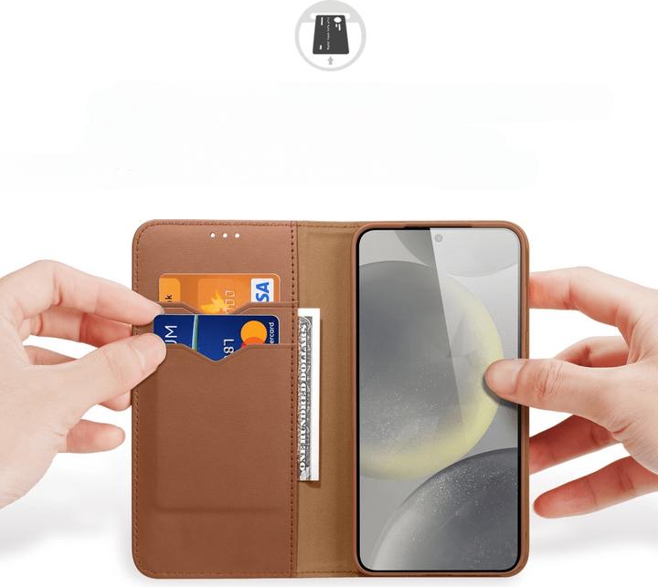 Produktbild Dux Ducis Hivo Series Samsung Galaxy S25 Plus Cover - Brown (Samsung Galaxy S25+)