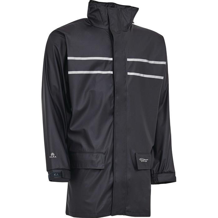 Elka, Arbeitsjacke, Regenschutzjacke DRY ZONE D-LUX Gr.M marine RAINWEAR (M)