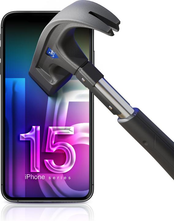 Image du produit 3MK HardGlass Max Lite iPhone 15 6.1" czarny/black, Fullscreen Glass Lite (1 pcs, Apple iPhone 15)