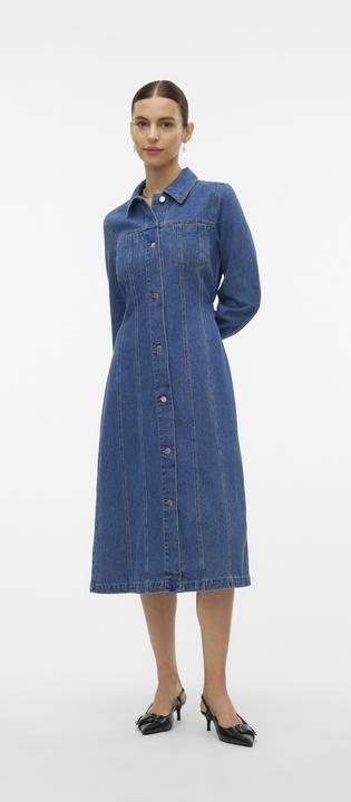 Produktbild Vero Moda VMFINLEY Langes Kleid Jeanskleid (XS)