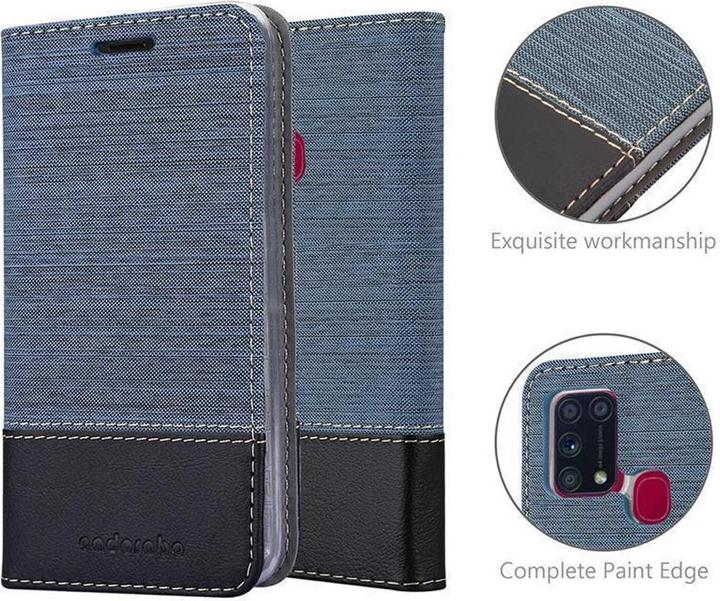 Actual product image Cadorabo Book Jeans Optics Cover (Samsung Galaxy M31)