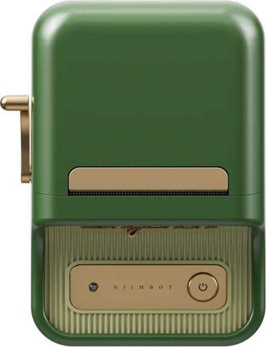 Actual product image Niimbot B21 Pro Portable Label Printer (dark green) (300 dpi)