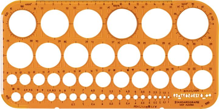 Produktbild Kreis-Schablone (26 cm, Kunststoff)