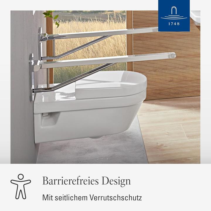Immagine prodotto Villeroy & Boch Sedile per WC ViCare, con chiusura ammortizzata e sedile rimovibile