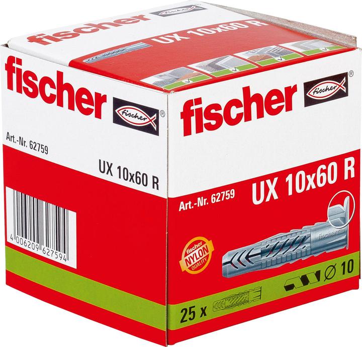 Immagine prodotto Fischer Tassello universale UX 10x60 R (1 pz.)