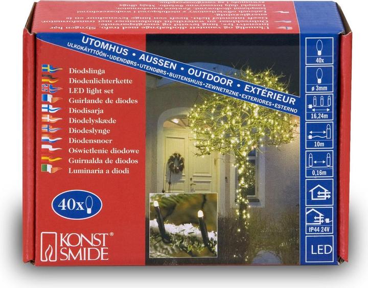 Actual product image Konstsmide Micro light chain inside netzb (3.04 m)