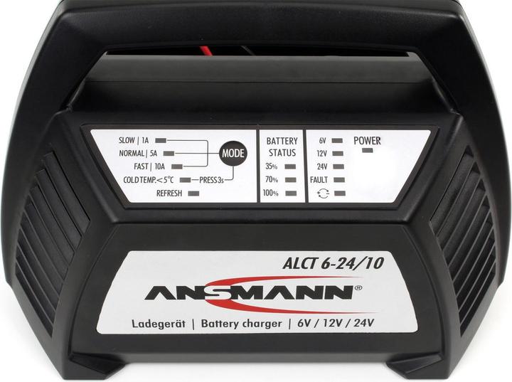 Actual product image Ansmann AutomatikLadegerät ALCT 624/10 (12V, 6V, 24V, 10 A)