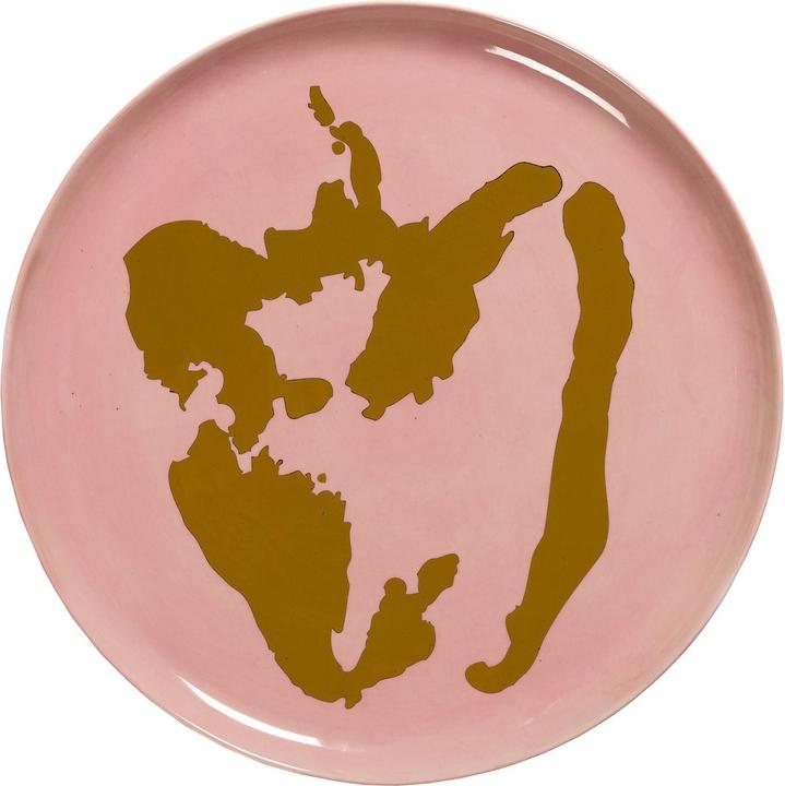 Serax Plateau de service Pink Pepper Gold Feast