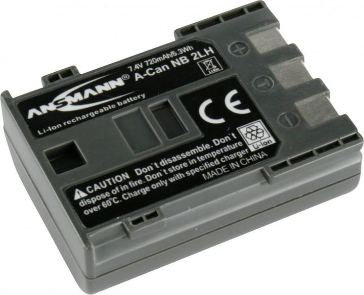 Actual product image Ansmann Canon NB-2LH Battery (Camera battery)