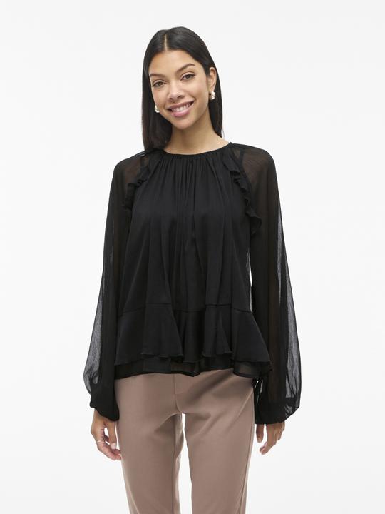 Immagine prodotto Vila VIHELA Rundhals Oberteil mit langen Ärmeln (36)