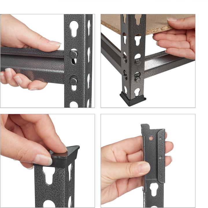 Actual product image Relaxdays Heavy duty shelf