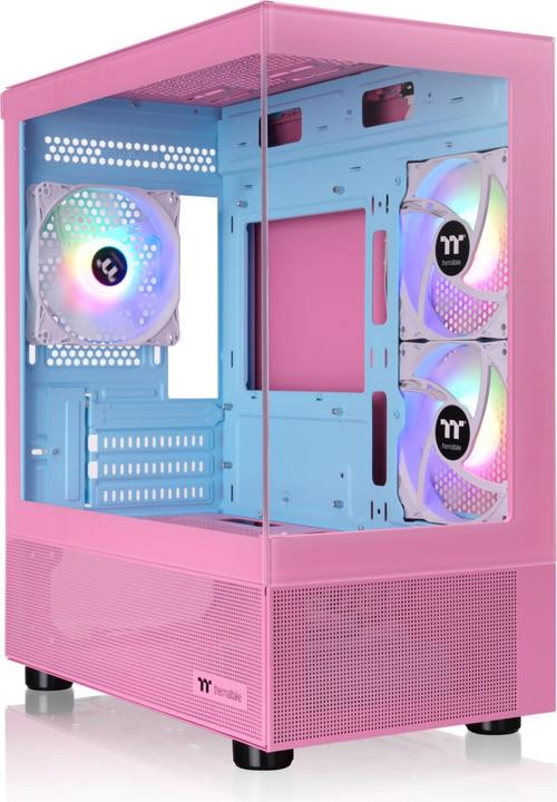 Actual product image Thermaltake View 170 TG ARGB (rosa, Tempered Glass x 2) (mATX, Mini-ITX)