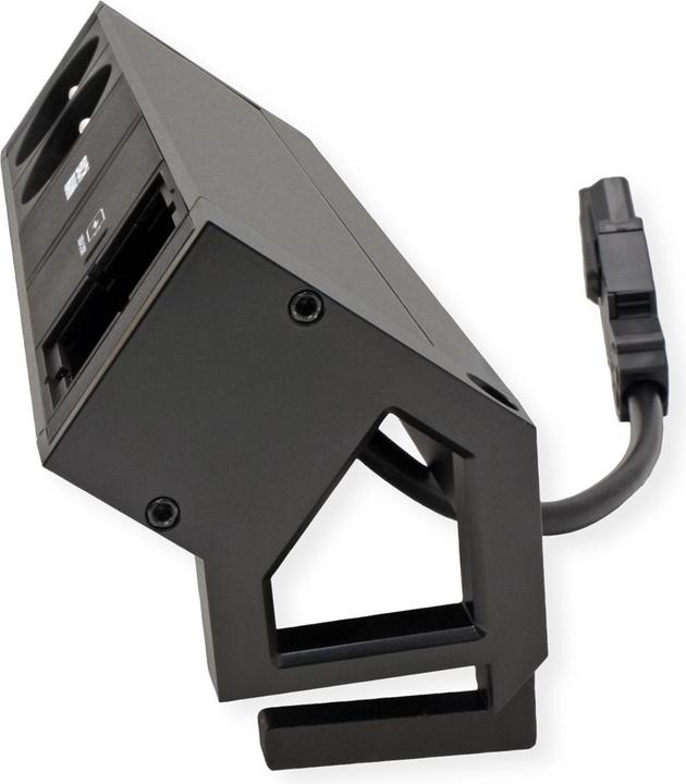 Produktbild Bachmann DESK2 2x UTE 1x CM 1x USB C 30W noir (2x, CEE 7/5)