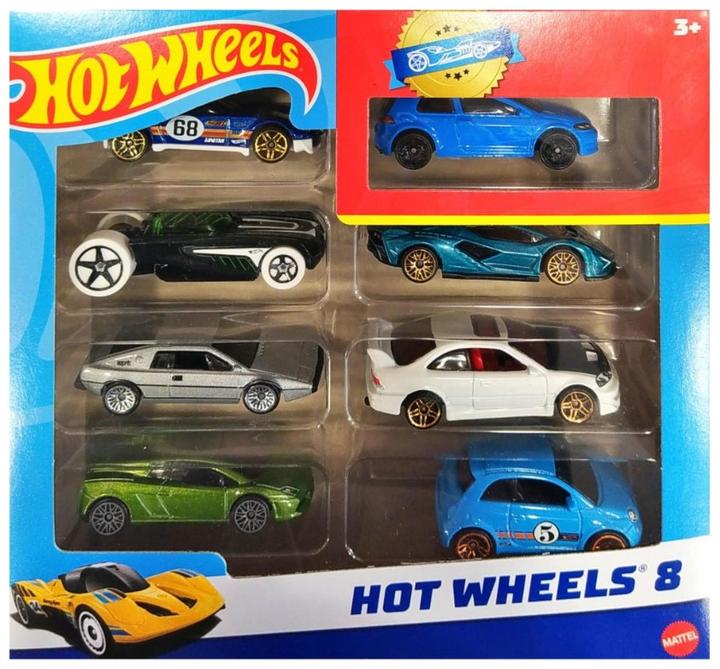 Actual product image Hot Wheels 8-Pack