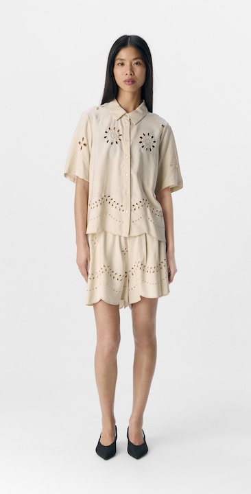 Produktbild Object Broderie Anglaise Hemd (40)