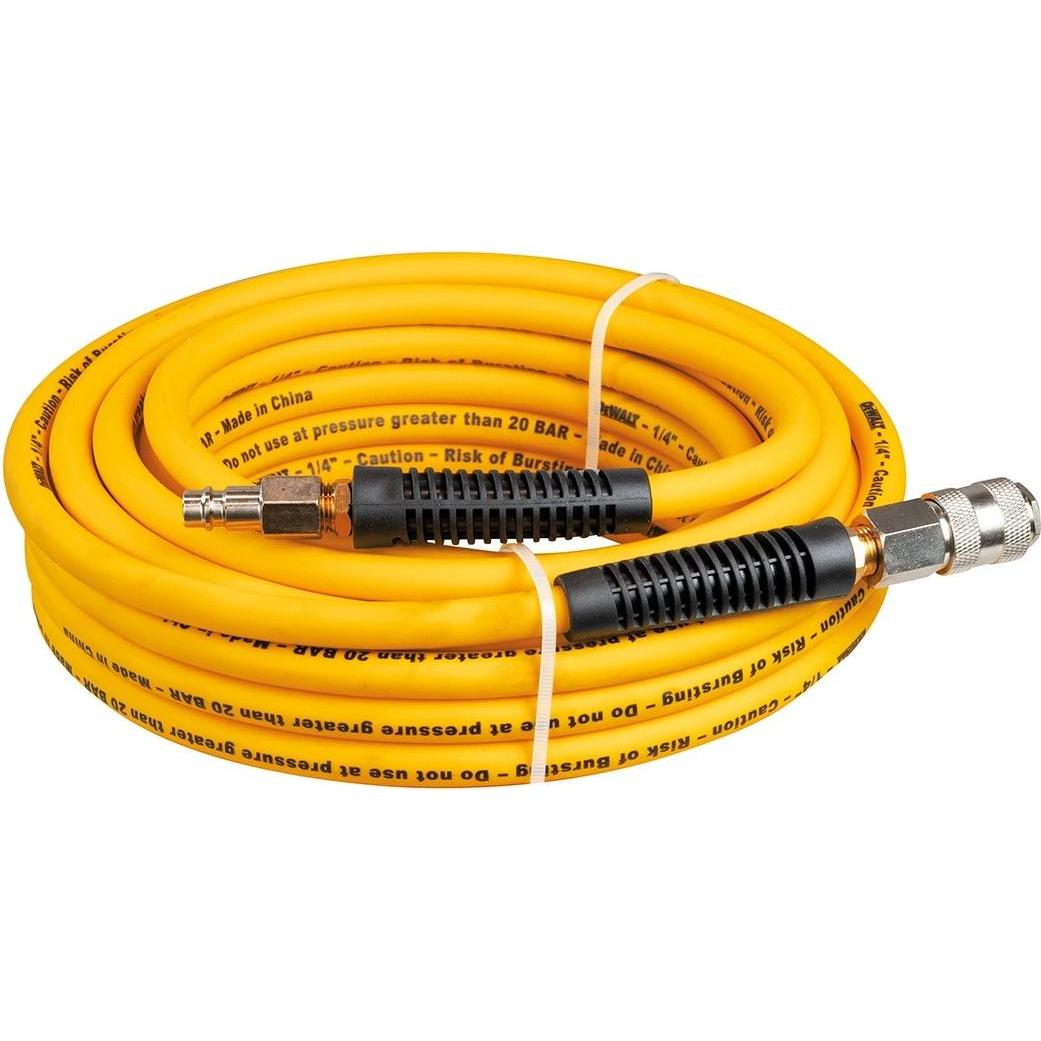 DeWalt, Accessori per utensili pneumatici, DXCMH10E Luftschlauch 10 m für Kompressor Ø8x12mm inkl. Schnellverschlusskupplungen