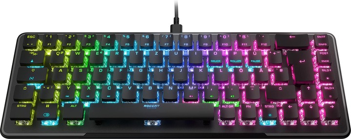 Actual product image Roccat Vulcan II Mini gaming keyboard, mechanical, linear keys, black (DE, Cable)