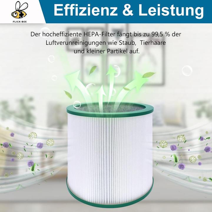Actual product image Flickbee HEPA filter like 968103-04 / 968126-03 for Dyson Pure Cool Link Me TP00 TP02 TP03 AM11 BP01