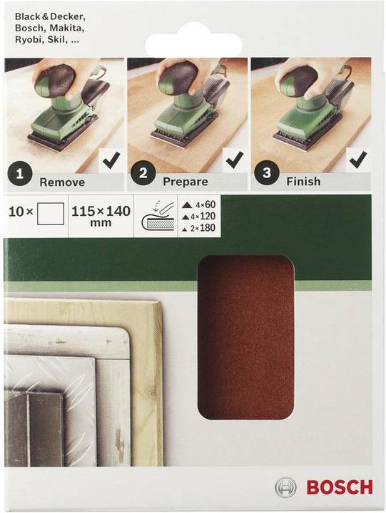 Produktbild Bosch Zubehör Schwingschleifpapier-Set ungel (120, 180, 60)