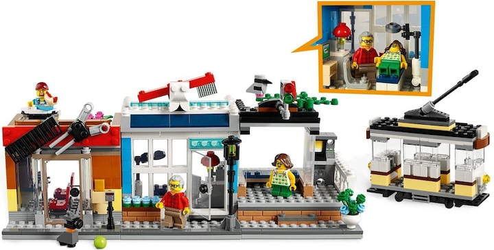 Produktbild LEGO Creator End-Of-Live Set Stadthaus mit Zoohandlung & Café - 31097 NEU! Teile 969x (31097)