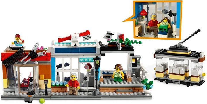 Produktbild LEGO Creator End-Of-Live Set Stadthaus mit Zoohandlung & Café - 31097 NEU! Teile 969x (31097)