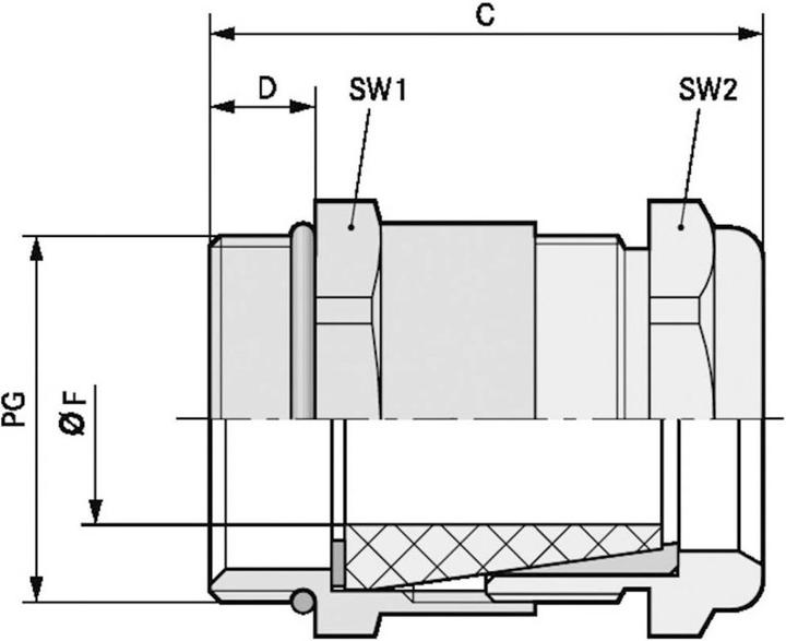 Produktbild Lapp Kabelverschraubung Messing
