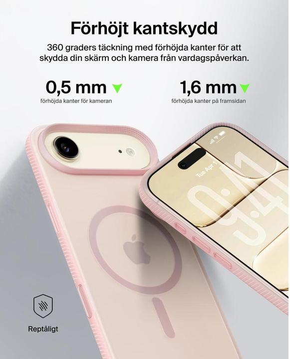 Productafbeelding Belkin Grip magn. Schutzhülle iPhone Air pink MSA037HQPK (Apple iPhone Air)