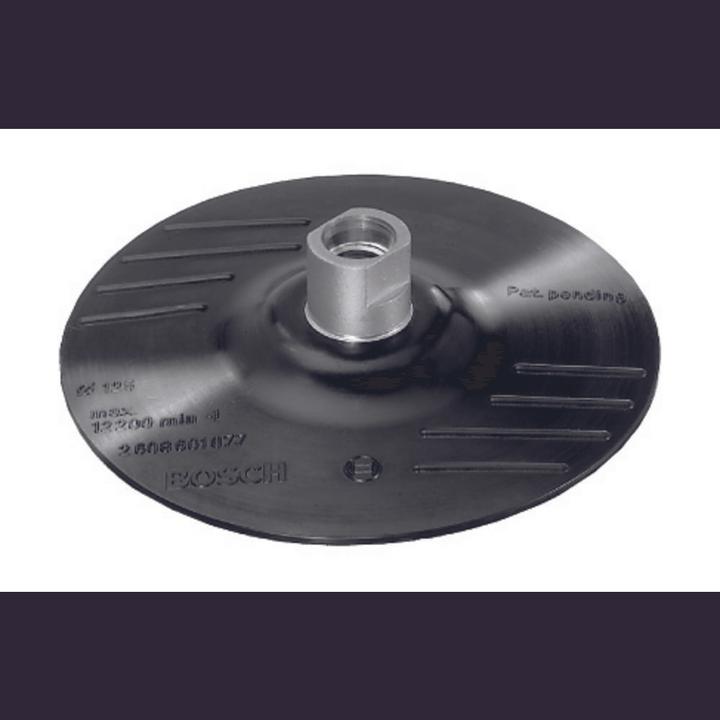 Image du produit Bosch Zubehör Plateau de ponçage en caoutchouc pour meuleuse d'angle, système auto-agrippant, 115 mm