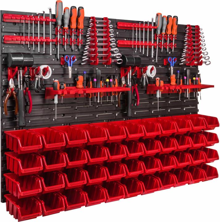 Actual product image Botle Storage system wall shelf, red