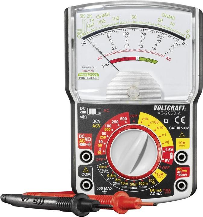 Produktbild Voltcraft Hand-Multimeter analog VC-2030 (CAT III 500V)