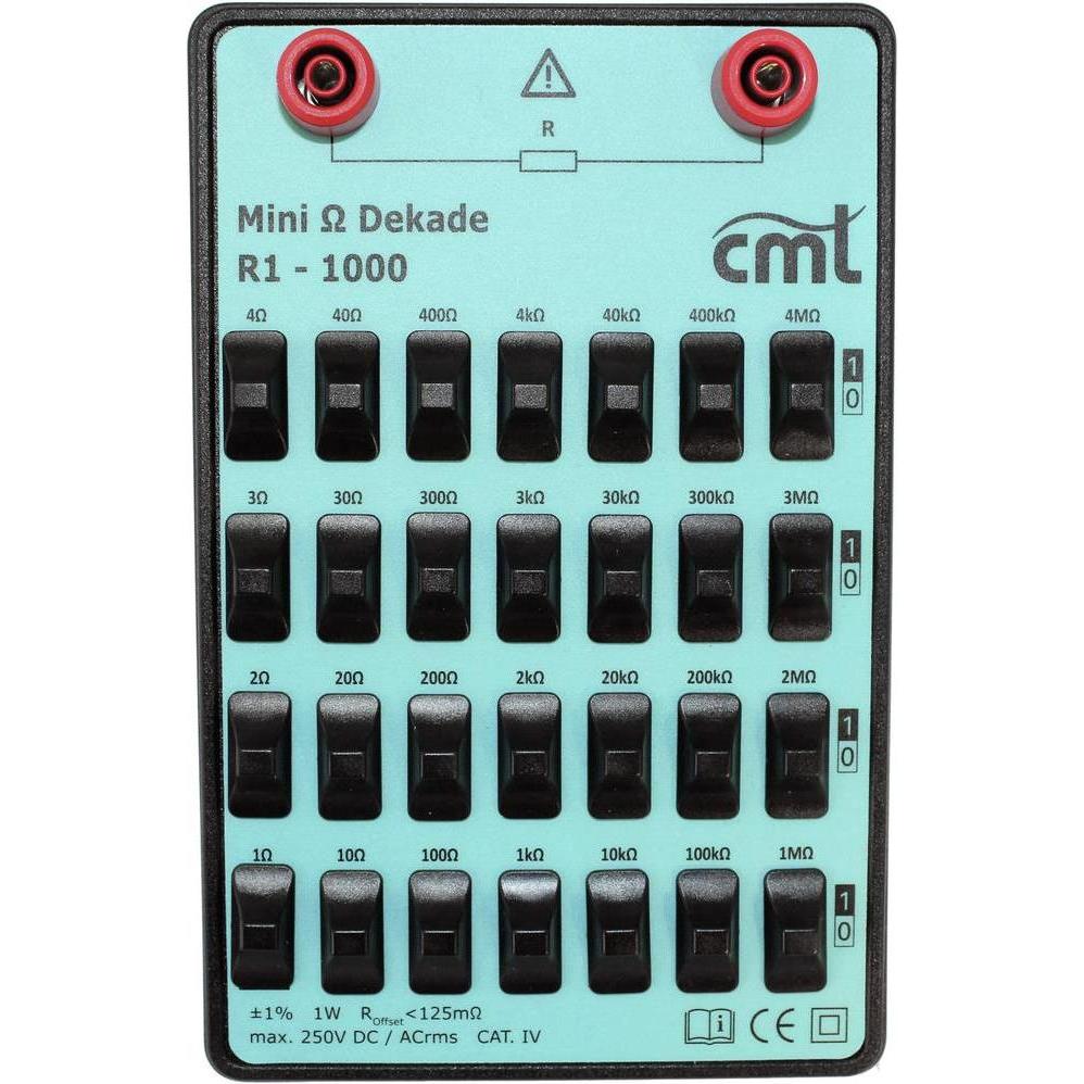 Thumbnail - Cosinus R1-1000 Mess-Dekade, Widerstan (Analysator), Messtechnik, Blau, Schwarz