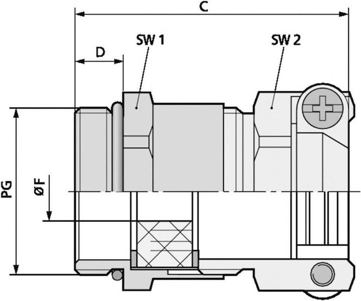 Produktbild Lapp Kabelverschraubung PG21 Messin