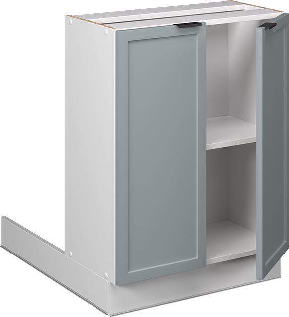 hellblau-grau, Weiss