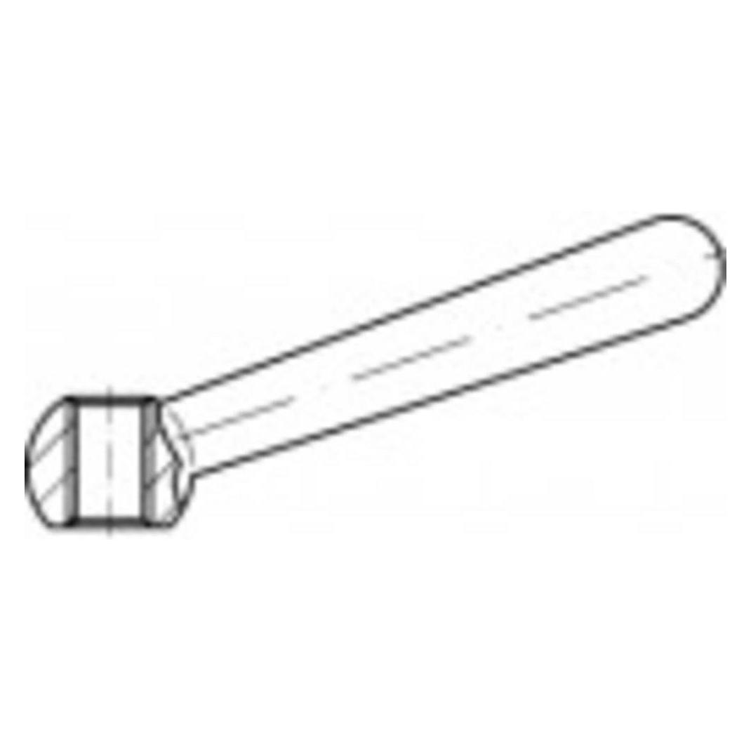 Toolcraft, Allestimento mobili, Manici conici in acciaio DIN 99 10 pz (10 pz.)