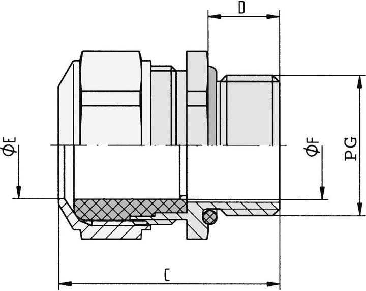 Produktbild Lapp Kabelverschraubung PG11 Nickel