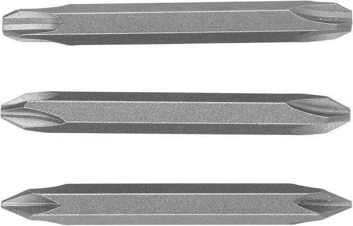 Actual product image Bosch Zubehör 3-piece double blade set for Pozidriv cross-slotted head screws and slotted head screws (PZ, S)) (Long slot 0.6x4.5 mm, Long slot 1.2x6.5 mm)