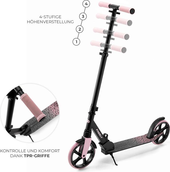 Actual product image KinderKraft scooter FREELY pink