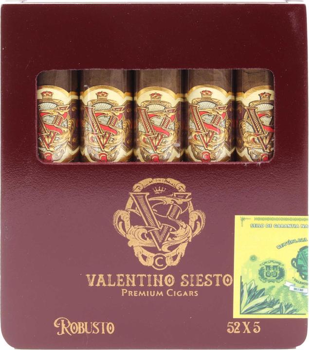Immagine prodotto Valentino Siesto Scatola da viaggio Natural Robusto (Robusto)